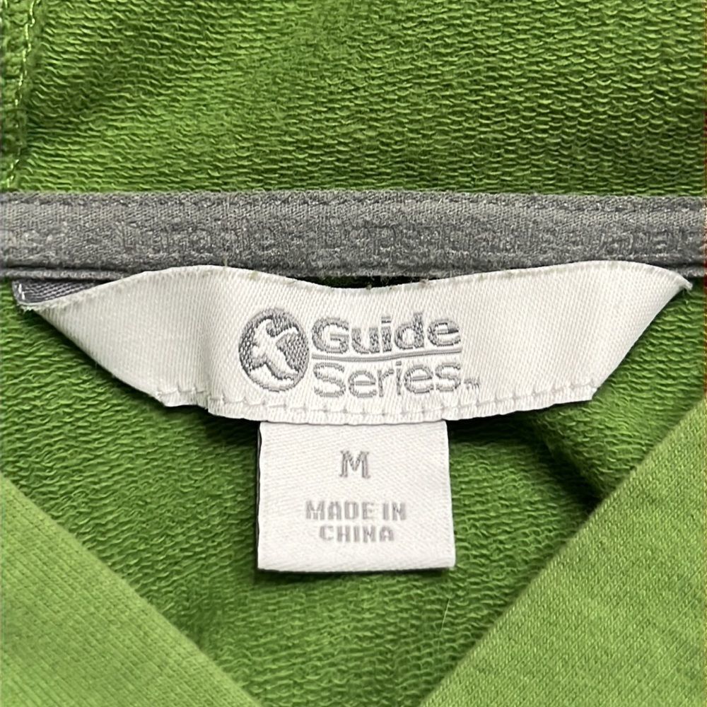 Guide Series Moss Green Lightweight Hoodie Thumbholes Sz Medium EUC - Picture 3 of 10